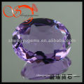 gemstone wholesale oval shape purple decorative glass stones(GLOV-4x6-0011)